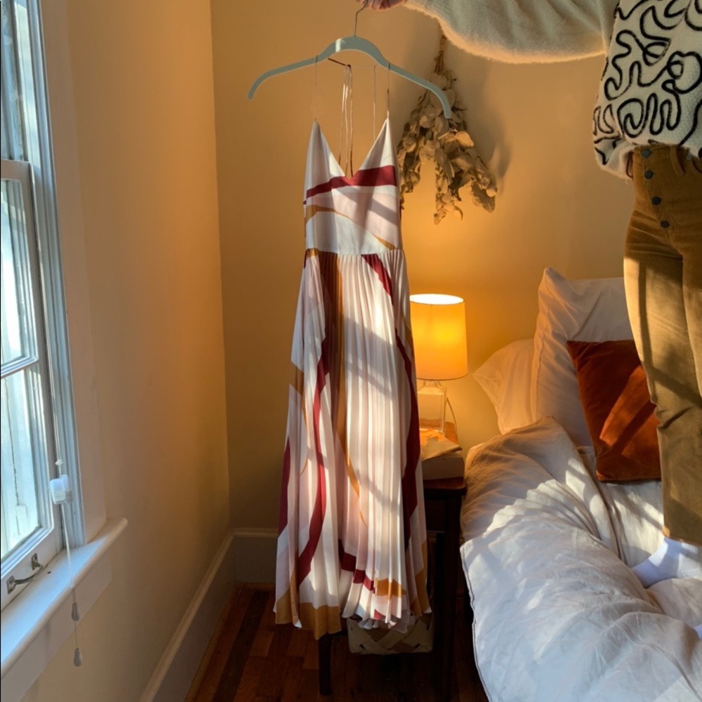 Silk Midi Dress
